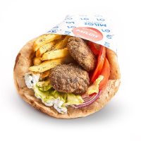 Milos pita polpette manzo